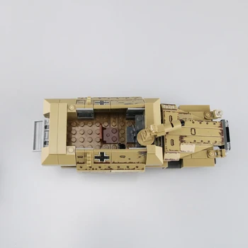 WW2 Military German 50.KFZ.251 armored vehicle Building Blocks German army Figures Machine gunner weapon Helmet parts Bricks Toy
WW2 Military German 50.KFZ.251 armored vehicle Building Blocks German army Figures Machine gunner weapon Helmet parts Bricks Toy
