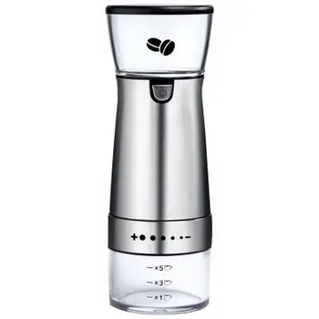 Electric Coffee Grinder Portable USB Rechargeable Ceramic Core Coffee Beans Grinding Maker Machine Stainless Steel
Electric Coffee Grinder Portable USB Rechargeable Ceramic Core Coffee Beans Grinding Maker Machine Stainless Steel