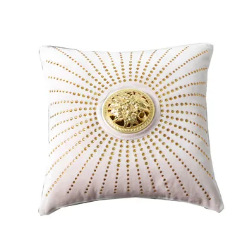 Gold Rhinestone Velvet Cushion Ceramic incenser Pillow Cozy Home Decoration Seat Cushion Sofa Pillow Square Cushion 30cm
Gold Rhinestone Velvet Cushion Ceramic incenser Pillow Cozy Home Decoration Seat Cushion Sofa Pillow Square Cushion 30cm