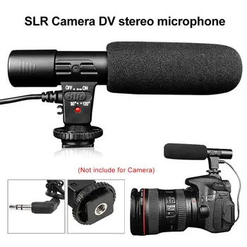 3.5mm Professional Microphone Condenser Microphone Photography Interview Video Recording Mic for PC Laptop Computer DSLR Camera
3.5mm Professional Microphone Condenser Microphone Photography Interview Video Recording Mic for PC Laptop Computer DSLR Camera