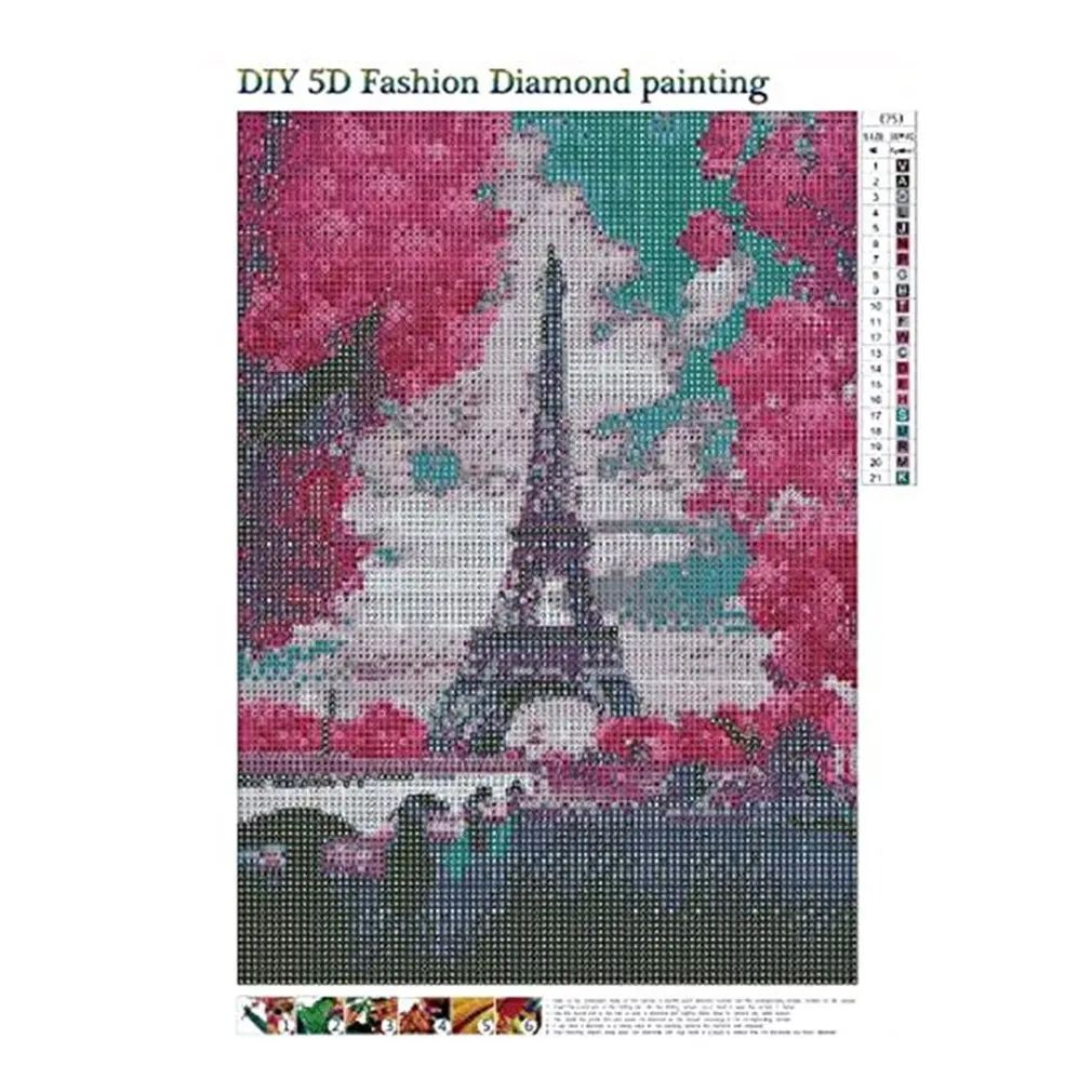 Eiffel Tower Landscape Diamond Painting Resin Drill Diamond Drawing Magic Cube Round Diamond Painting
Eiffel Tower Landscape Diamond Painting Resin Drill Diamond Drawing Magic Cube Round Diamond Painting