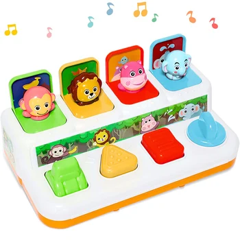 Pop Up Shape Animals Switch Button Box Toys Music Light Memory Training InteractiveToddlers Baby Learning Development Toy Games
Pop Up Shape Animals Switch Button Box Toys Music Light Memory Training InteractiveToddlers Baby Learning Development Toy Games
