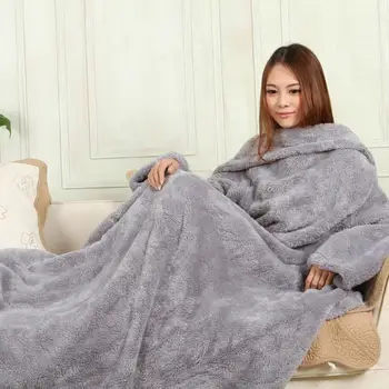 Microfiber Plush Coral Fleece Sherpa Blanket With Sleeves Super Soft Warm Outdoor Pocket Hoodie Adult Winter Hooded TV Blankets
Microfiber Plush Coral Fleece Sherpa Blanket With Sleeves Super Soft Warm Outdoor Pocket Hoodie Adult Winter Hooded TV Blankets