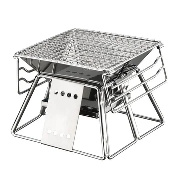 K-Star Portable Stainless Steel BBQ Grill Non-stick Surface Folding Barbecue Grill Outdoor Camping Picnic Tool
K-Star Portable Stainless Steel BBQ Grill Non-stick Surface Folding Barbecue Grill Outdoor Camping Picnic Tool