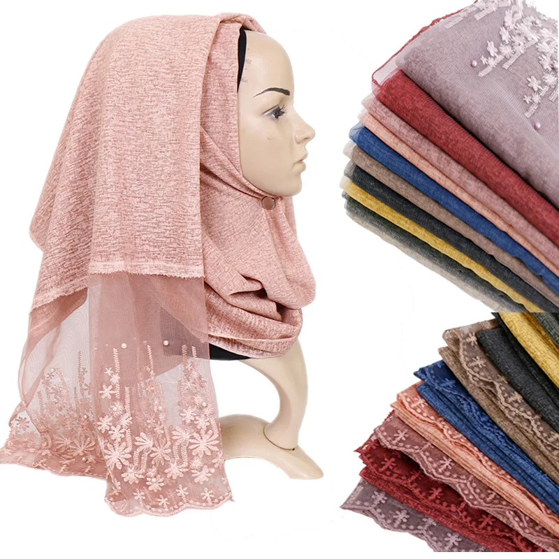 Cotton lace hijab scarf maxi stretchy wraps beads bandhnu shawls muslim scarves headband wraps islamic scarves
Cotton lace hijab scarf maxi stretchy wraps beads bandhnu shawls muslim scarves headband wraps islamic scarves
