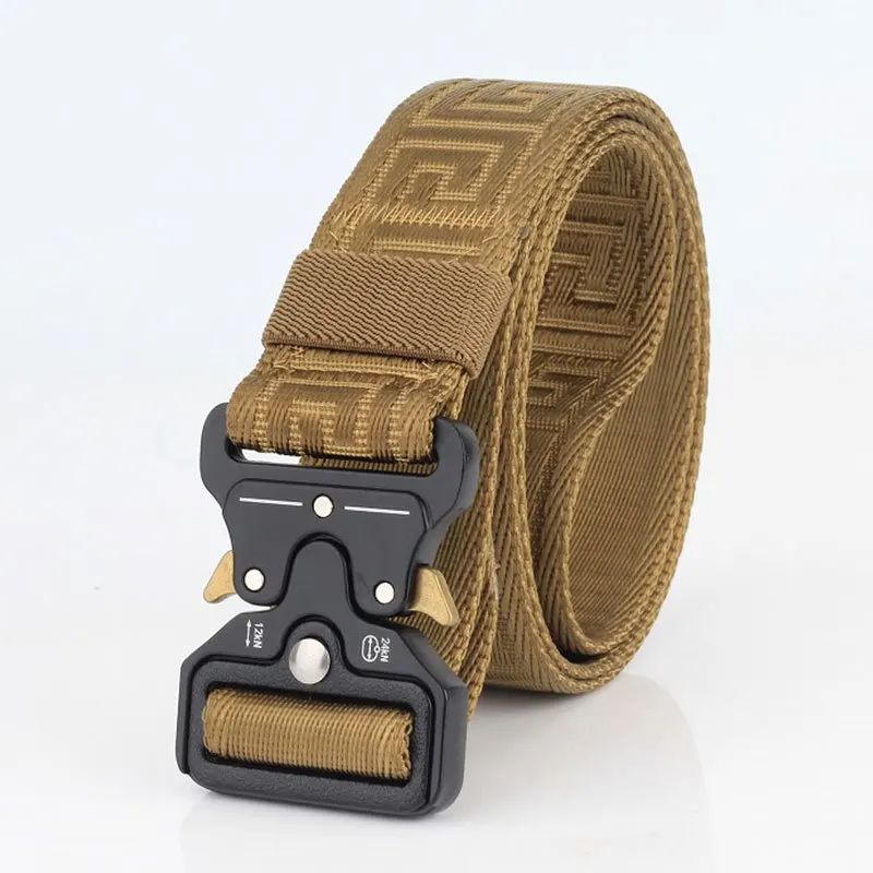 Casual Men's Nylon Belt Quick Release Metal Buckle Canvas Cowboy Pants Belts Military Army Tactical Training Belts Male Strap
Casual Men's Nylon Belt Quick Release Metal Buckle Canvas Cowboy Pants Belts Military Army Tactical Training Belts Male Strap