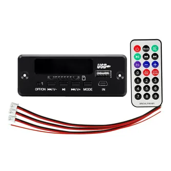 5V 2*3W Amplifier Bluetooth 5.0 MP3 Player Decoder Board Car FM Radio Module Support FM TF USB AUX Handsfree Call Record
5V 2*3W Amplifier Bluetooth 5.0 MP3 Player Decoder Board Car FM Radio Module Support FM TF USB AUX Handsfree Call Record