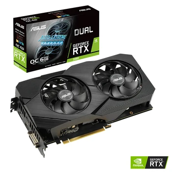 ASUS DUAL-RTX2060-O6G-EVO Desktop PC Game graphics Card 2060 6G Support 4 screen output
ASUS DUAL-RTX2060-O6G-EVO Desktop PC Game graphics Card 2060 6G Support 4 screen output