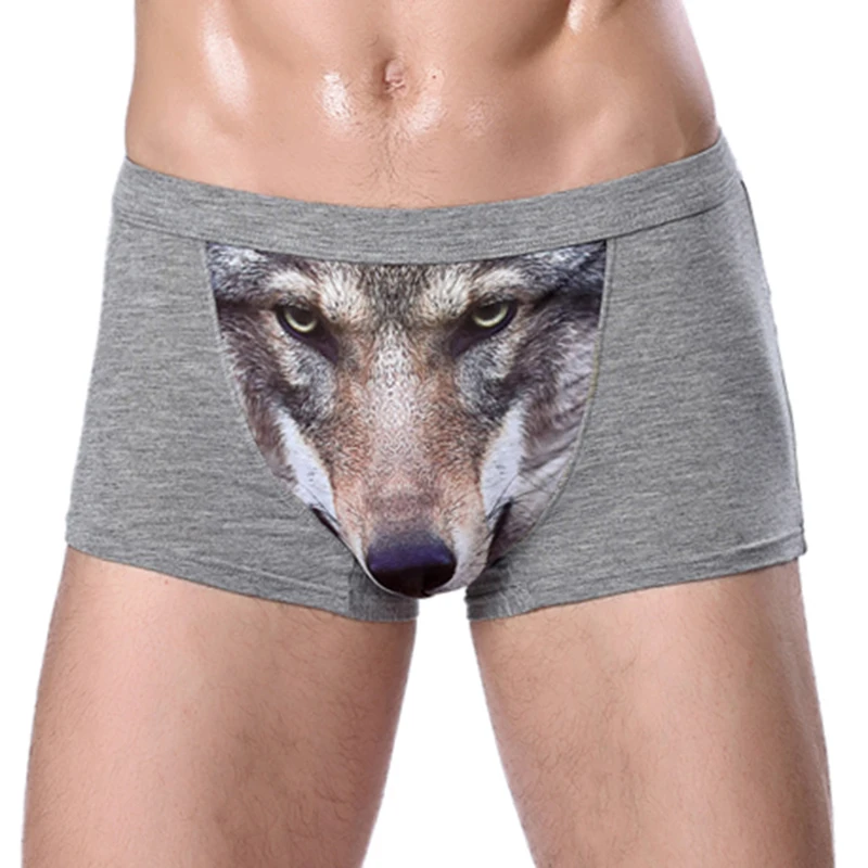 4XL Large Size Male Underwear Funny Cool Underpants Wolf Modal U Convex Underware Men Boxers Comfortable Soft Boxer Shorts Man
4XL Large Size Male Underwear Funny Cool Underpants Wolf Modal U Convex Underware Men Boxers Comfortable Soft Boxer Shorts Man