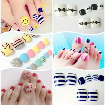 24 Pcs Shiny Artificial Fake Toenails Lady Summer False Toe Nail Tips For Manicure Full Cover Press On Nails
24 Pcs Shiny Artificial Fake Toenails Lady Summer False Toe Nail Tips For Manicure Full Cover Press On Nails