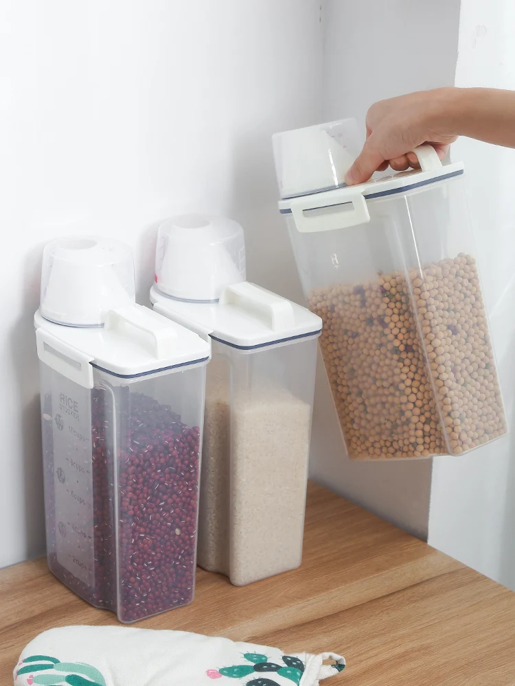Kitchen Household Cereals Rice Bucket Rice Storage Box Sealed Pest Control Moisture-Proof Rice Cylinder With Cup organizer new
Kitchen Household Cereals Rice Bucket Rice Storage Box Sealed Pest Control Moisture-Proof Rice Cylinder With Cup organizer new