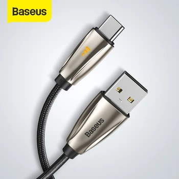 Baseus USB Type C Cable for Samsun S9 S10 Quick Charge 3.0 USB C Cable for Xiaomi Redmi Note 8 Pro LED USB Type USB-C Wire Cord
Baseus USB Type C Cable for Samsun S9 S10 Quick Charge 3.0 USB C Cable for Xiaomi Redmi Note 8 Pro LED USB Type USB-C Wire Cord