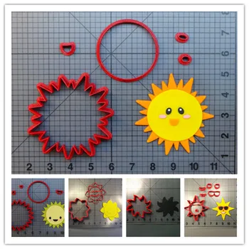 Sun shape Cookie Cutter Set Custom Made 3D Printed Fondant Cupcake Top Cutter Cake Decorating Tools cortadores de galleta
Sun shape Cookie Cutter Set Custom Made 3D Printed Fondant Cupcake Top Cutter Cake Decorating Tools cortadores de galleta