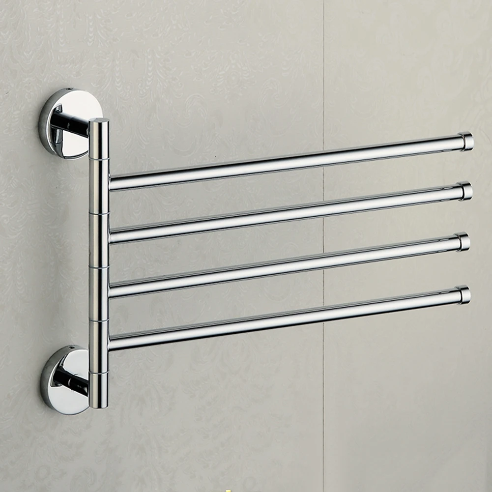 4-layer Rotary Moveable Stainless Steel Towel Rack Towel Bar Bathroom Towel Holder Kitchen Organizer Storage Rack For Towel
4-layer Rotary Moveable Stainless Steel Towel Rack Towel Bar Bathroom Towel Holder Kitchen Organizer Storage Rack For Towel