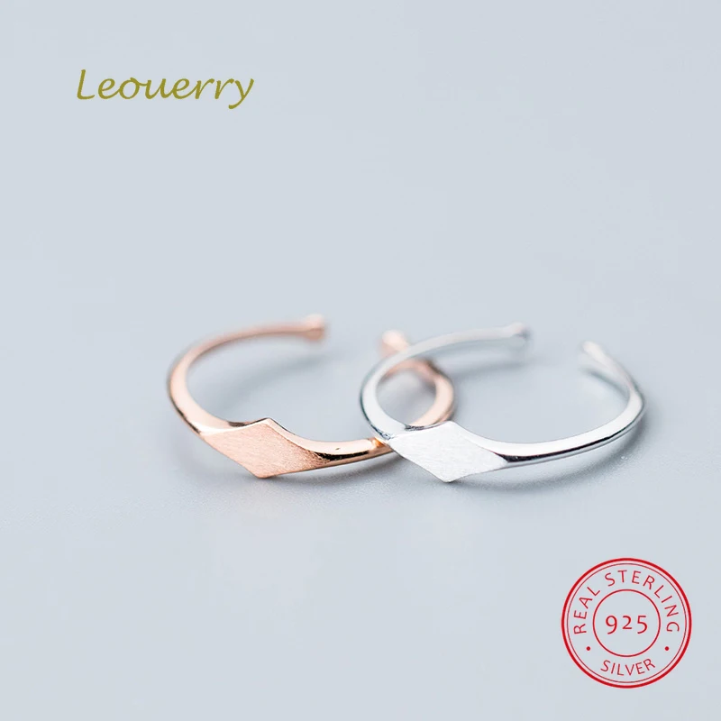 Leouerry 925 Sterling Silver Geometric Rhombus Open Rings Minimalist Gothic Knuckle Ring For Women Charms Fine Jewelry Gift
Leouerry 925 Sterling Silver Geometric Rhombus Open Rings Minimalist Gothic Knuckle Ring For Women Charms Fine Jewelry Gift