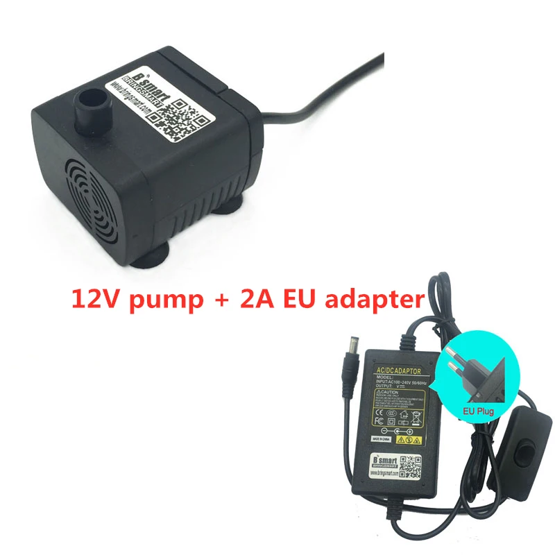 右12V pump + 2A EU adapter
