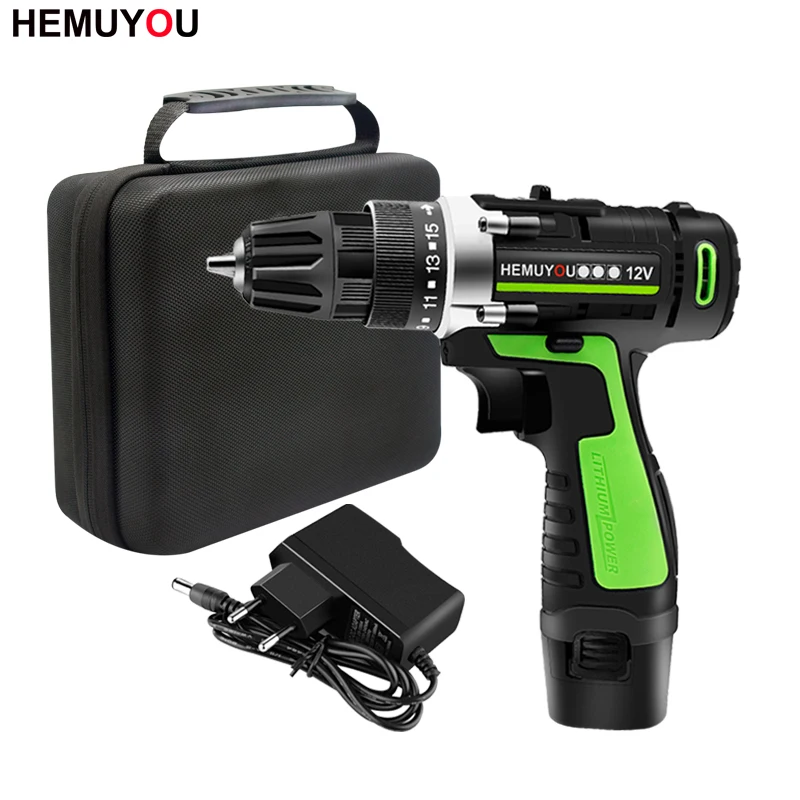 Screwdriver 12V 16.8V Cordless Electric Screwdriver Rechargeable Lithium Battery Dual Speed Cordless Drill Power Tools
Screwdriver 12V 16.8V Cordless Electric Screwdriver Rechargeable Lithium Battery Dual Speed Cordless Drill Power Tools