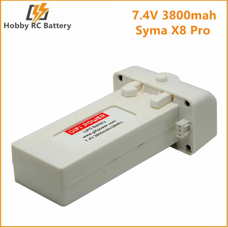 Литиевый Аккумулятор 7 4 В 3800 мАч 28 Вт/ч подходит для Syma X8Pro GPS X8 Pro X8SW D X8SC Drone