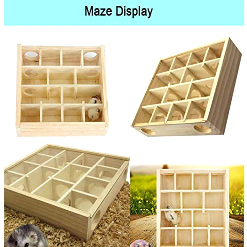 Hot Pet Hamster Wooden Mazes Tunnel Gerbil Rat Mouse Mice Small Animal Play Toys FQ-ing
Hot Pet Hamster Wooden Mazes Tunnel Gerbil Rat Mouse Mice Small Animal Play Toys FQ-ing