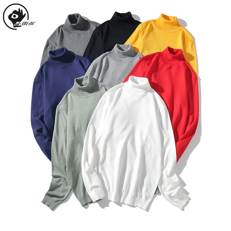 Little Raindrop Autumn Winter Sweater Men Pull Homme Fit High Collar Solid Pullover Knitted Sweater Plus Size Clothes Man
Little Raindrop Autumn Winter Sweater Men Pull Homme Fit High Collar Solid Pullover Knitted Sweater Plus Size Clothes Man