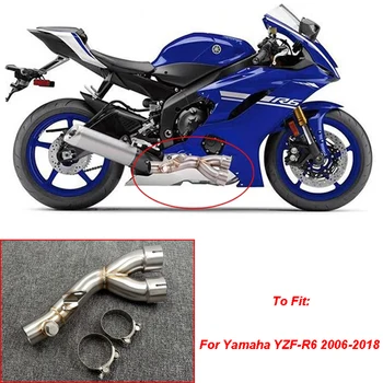 R6 Motorcycle Stainless Race Exhaust Muffler Mid Pipe Eliminator For Yamaha YZF-R6 2006-2018 2007 2008 2009 2014 2015 2016 2017
R6 Motorcycle Stainless Race Exhaust Muffler Mid Pipe Eliminator For Yamaha YZF-R6 2006-2018 2007 2008 2009 2014 2015 2016 2017