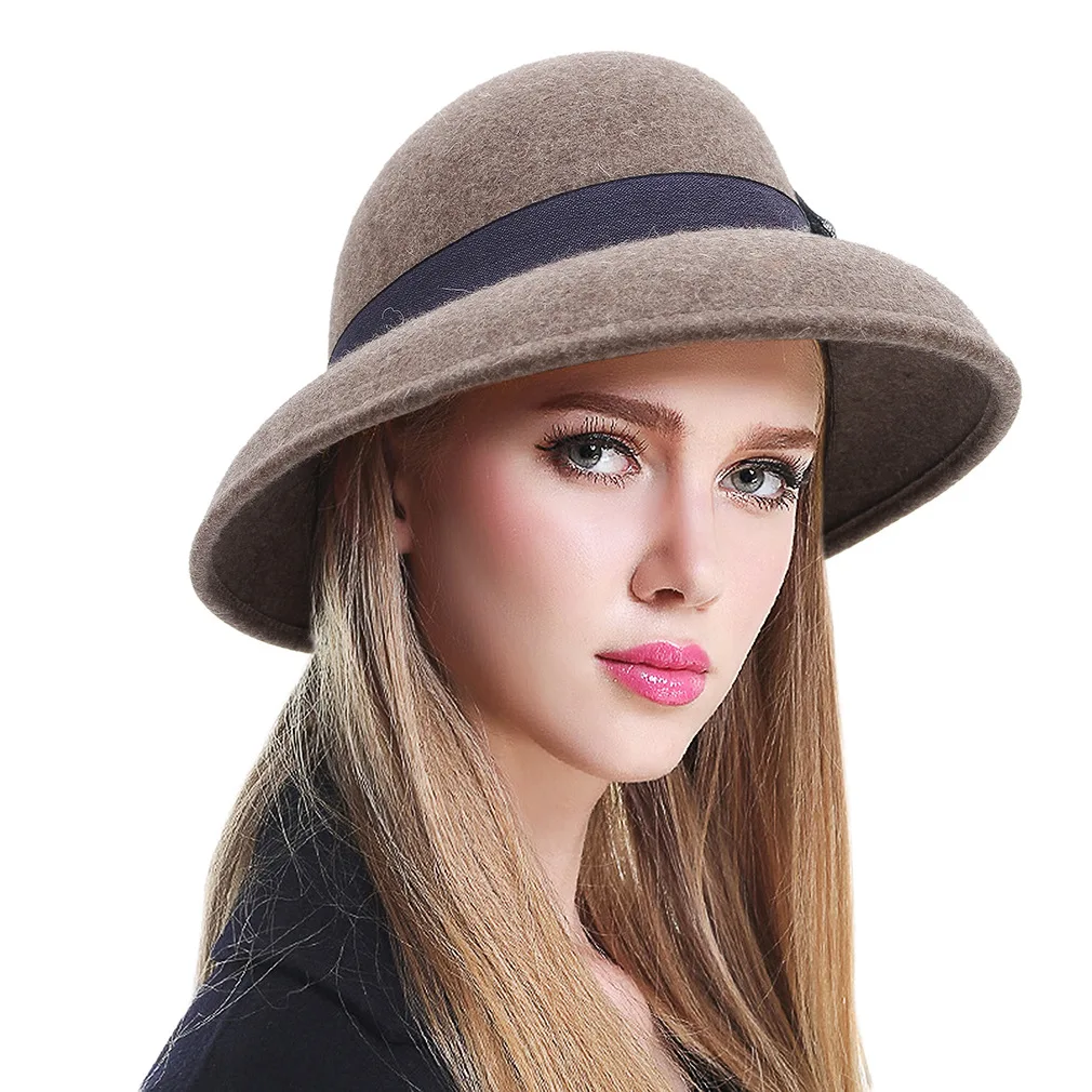 Spring Fedoras Hat Lady French Retro Wool Basin Fedoras Cap Adult Women Casual Elegant Church Party Outdoor All-match Hats H7232
Spring Fedoras Hat Lady French Retro Wool Basin Fedoras Cap Adult Women Casual Elegant Church Party Outdoor All-match Hats H7232