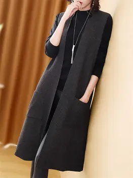 Sweater Vest Ladies Spring and Autumn Winter Sleeveless Knit Jacket Loose Wool Long Cardigan Coat Fashion Split Windbreaker r271
Sweater Vest Ladies Spring and Autumn Winter Sleeveless Knit Jacket Loose Wool Long Cardigan Coat Fashion Split Windbreaker r271