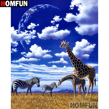 HOMFUN Full Diamond "Animal giraffe zebra" DIY 5D Diamond Painting Cross Stitch Home Decor Picture Of Rhinestone Handmade A27305
HOMFUN Full Diamond "Animal giraffe zebra" DIY 5D Diamond Painting Cross Stitch Home Decor Picture Of Rhinestone Handmade A27305