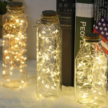 LED String lights 10M 5M 2M Copper Silver Wire Garland Home Christmas Wedding Party Decoration Powered by AA Battery Fairy light 
LED String lights 10M 5M 2M Copper Silver Wire Garland Home Christmas Wedding Party Decoration Powered by AA Battery Fairy light