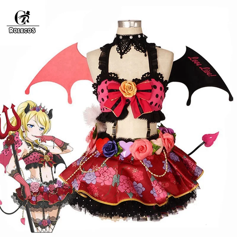 ROLECOS Lovelive Косплей Костюм Маленький Дьявол Love Live косплей все костюм персонажей kotory