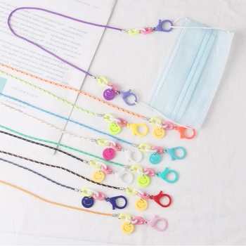 New Colorful Smily Anti-lost Mask Chain Lanyard Glasses Lanyard Strap Acrylic Necklace for Women Kids Long Mask Chain Jewelry 
New Colorful Smily Anti-lost Mask Chain Lanyard Glasses Lanyard Strap Acrylic Necklace for Women Kids Long Mask Chain Jewelry