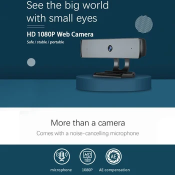 USB FHD 1080P Webcam Built-in Microphone High-end Video Call Computer Web Camera for Conference Microsoft Youtube PC Laptop
USB FHD 1080P Webcam Built-in Microphone High-end Video Call Computer Web Camera for Conference Microsoft Youtube PC Laptop