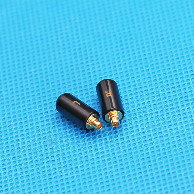 1 пара MMCX Штекерный разъем для наушников с золотым покрытием Shure SE535 SE846 прямая
