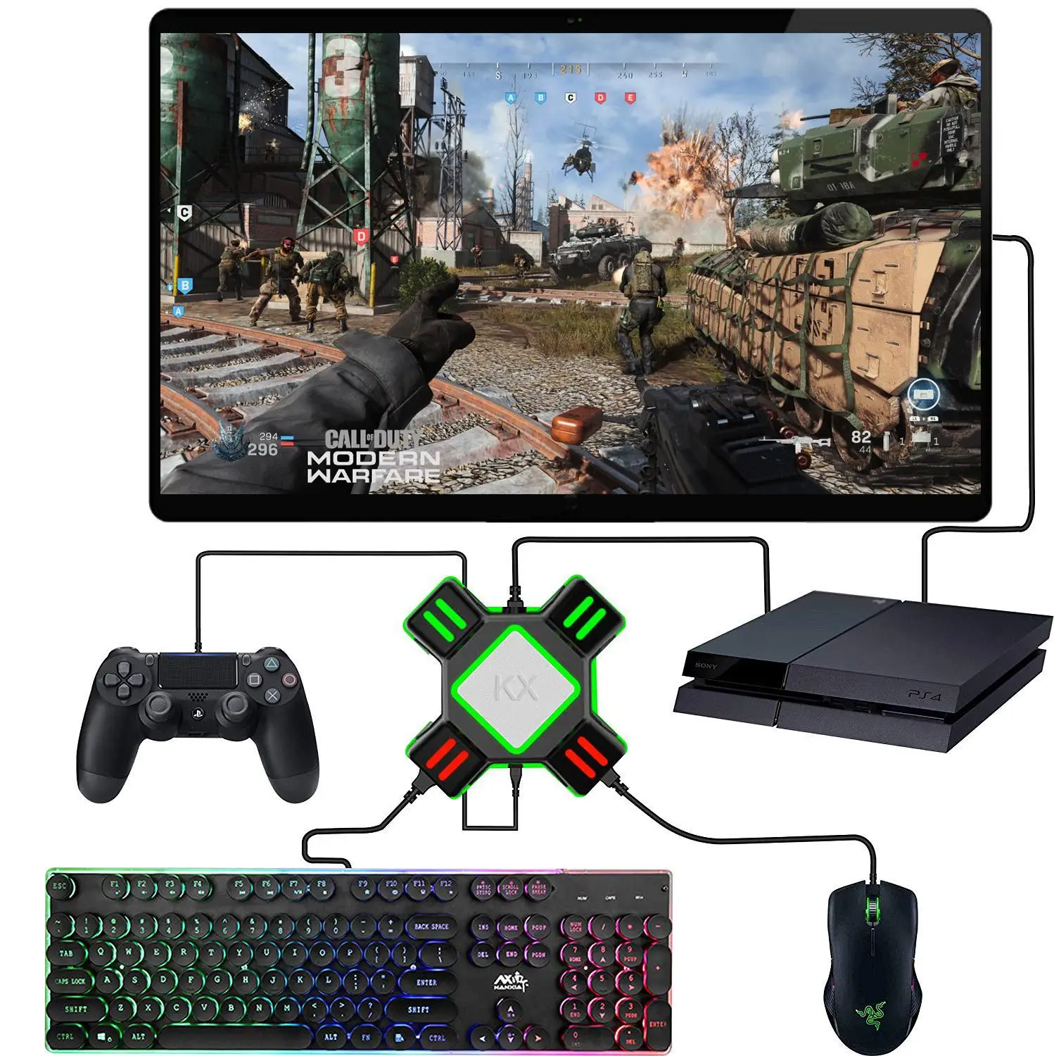 PS4 Xbox One Keyboard Mouse Adapter Gamepad Controller Converter For PS4 PS3 Xbox One Nintendo Switch Multiplayer FPS
PS4 Xbox One Keyboard Mouse Adapter Gamepad Controller Converter For PS4 PS3 Xbox One Nintendo Switch Multiplayer FPS