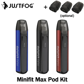 Original Justfog Minifit Max Kit 1.5ml Minifit Max Pod Cartridge 650mAh Built in Battery Vape Electronic Cigarette Vaporizer
Original Justfog Minifit Max Kit 1.5ml Minifit Max Pod Cartridge 650mAh Built in Battery Vape Electronic Cigarette Vaporizer