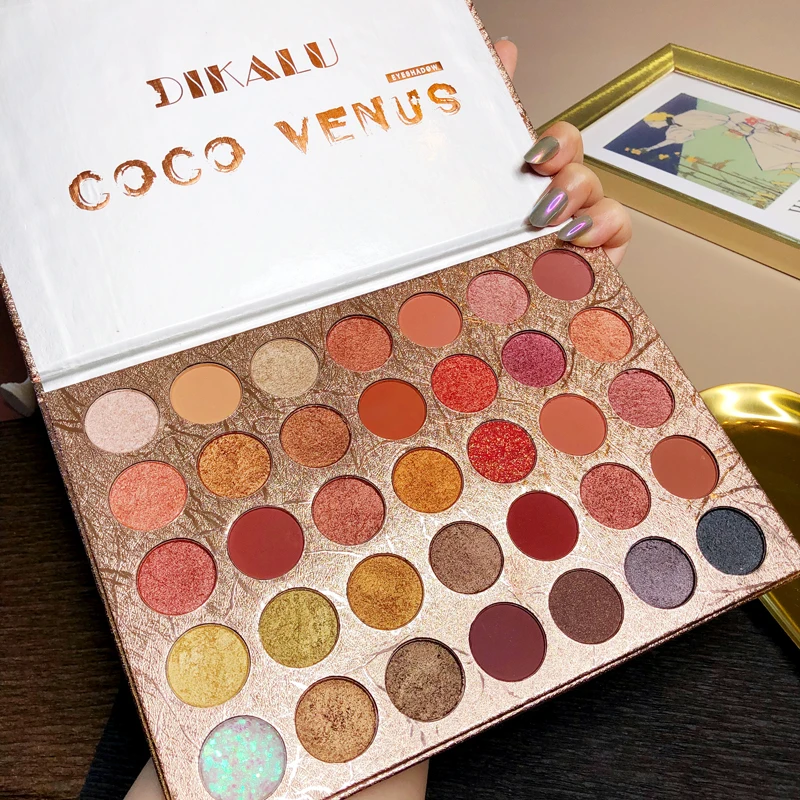 Brand 35 Colors Shimmer Matte Eyeshadow Pigmented Glitter Eye Shadow Palette Highlight Metallic Waterproof Makeup Palette
Brand 35 Colors Shimmer Matte Eyeshadow Pigmented Glitter Eye Shadow Palette Highlight Metallic Waterproof Makeup Palette