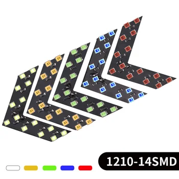2 Pieces Hidden LED Steering Light for Rearview Mirror of Automobile 14SMD LED Arrow Indicator Turn Signal 12V Universal Type
2 Pieces Hidden LED Steering Light for Rearview Mirror of Automobile 14SMD LED Arrow Indicator Turn Signal 12V Universal Type