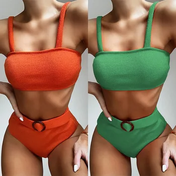 Brazilian Biquini Swimsuit Knitting High Waist Bikini Bathing Suit Women Two Pieces Bikini Set Beach Wear Maillot De Bain Femme
Brazilian Biquini Swimsuit Knitting High Waist Bikini Bathing Suit Women Two Pieces Bikini Set Beach Wear Maillot De Bain Femme