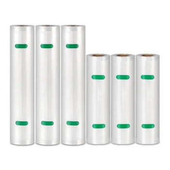 6 Rolls of Vacuum Sealed Bags for Food Preservation,Vacuum Bags, Suitable for All Clamp Vacuum Sealing Machines
6 Rolls of Vacuum Sealed Bags for Food Preservation,Vacuum Bags, Suitable for All Clamp Vacuum Sealing Machines