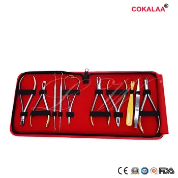 Free shipping Orthodontic set of commonly used orthodontic equipment set high temperature carbide cemented forceps
Free shipping Orthodontic set of commonly used orthodontic equipment set high temperature carbide cemented forceps