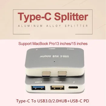 Dual Type-C OTG Adapter 3.0 HUB PD Charging Data Transmission Splitter Connector For MacBook Pro Multi-function Docking Station
Dual Type-C OTG Adapter 3.0 HUB PD Charging Data Transmission Splitter Connector For MacBook Pro Multi-function Docking Station