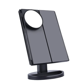 LED Press Screen 22 Light Makeup Mirror Table Desktop Makeup 1X/2X/3X/10X Magnifying Mirrors Vanity 3 Folding Adjustable Mirror
LED Press Screen 22 Light Makeup Mirror Table Desktop Makeup 1X/2X/3X/10X Magnifying Mirrors Vanity 3 Folding Adjustable Mirror