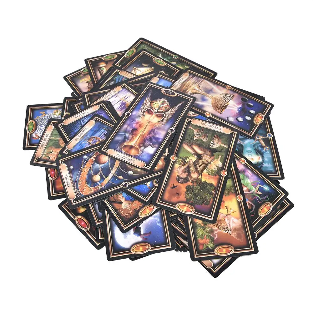 the gilded tarot cards deck board games for family party playing