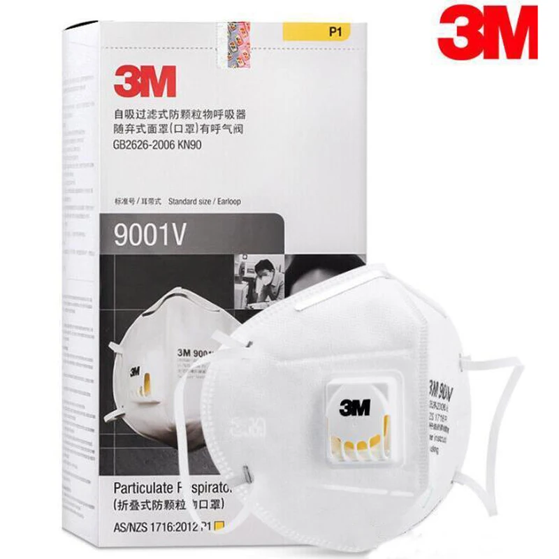 3M 9001 Mask with Respirator 9001V Mask Anti Dust Protective Dustproof PM2.5 Protective Mask Reusable Earloop VS N95 FFP2
3M 9001 Mask with Respirator 9001V Mask Anti Dust Protective Dustproof PM2.5 Protective Mask Reusable Earloop VS N95 FFP2