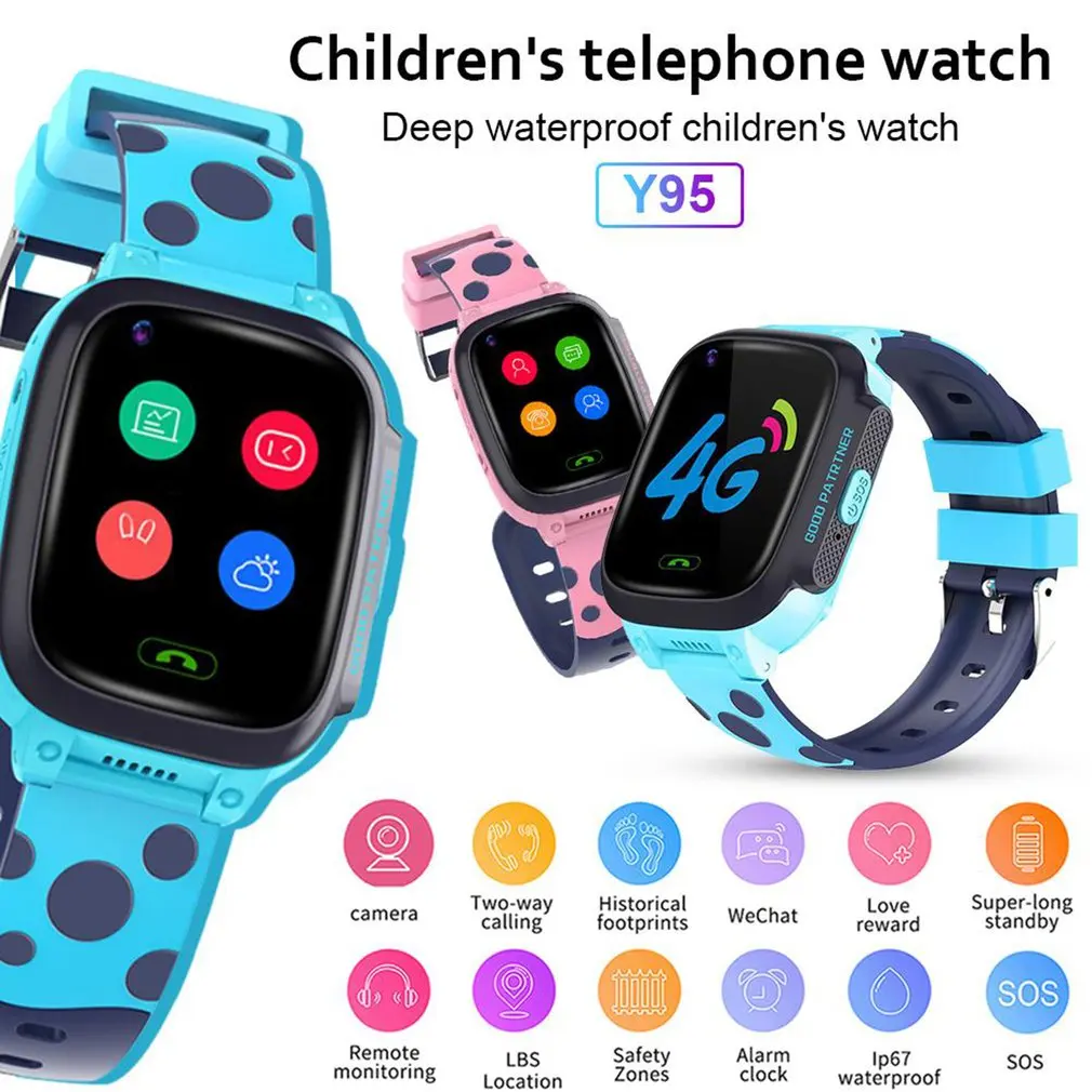 Y95 4G Child Smart Watch Phone GPS Kids Smart Watch Waterproof Wifi Antil-lost SIM Location Tracker Smartwatch HD Video Call
Y95 4G Child Smart Watch Phone GPS Kids Smart Watch Waterproof Wifi Antil-lost SIM Location Tracker Smartwatch HD Video Call