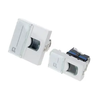 CAT6 Network Module Information Socket RJ45 8P8C Connector Adapter Keystone Jack Standard Wall Plate U1JA
CAT6 Network Module Information Socket RJ45 8P8C Connector Adapter Keystone Jack Standard Wall Plate U1JA