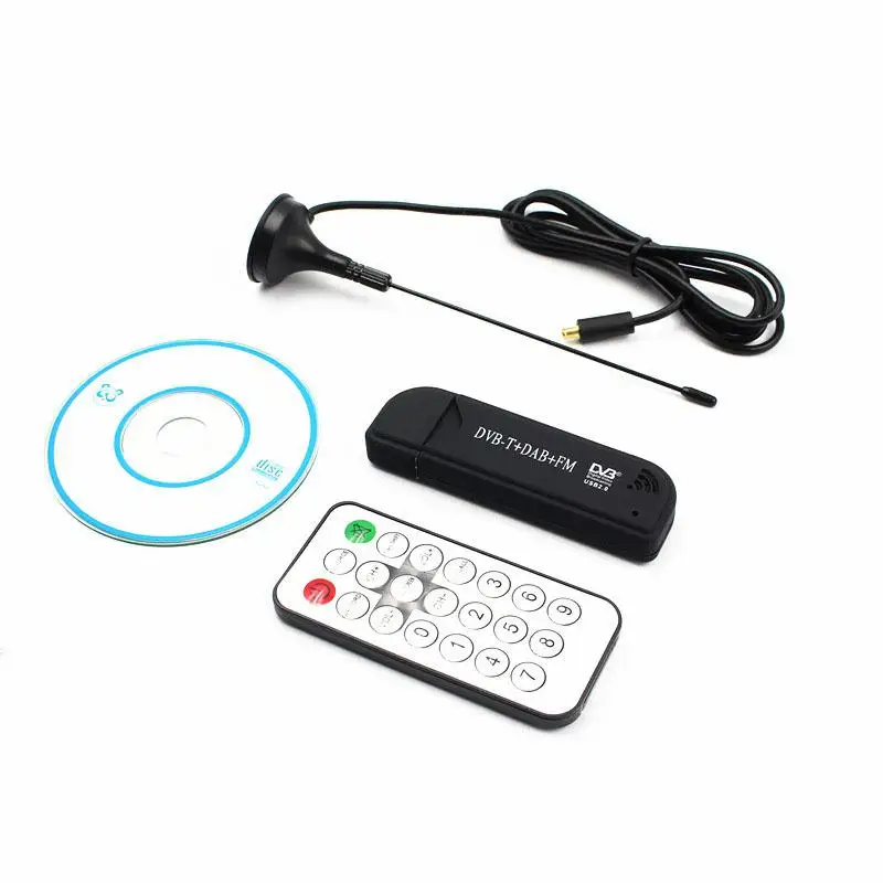 USB2.0 FM DAB DVB-T RTL2832U R820T2 RTL-SDR SDR Dongle Stick цифровой ТВ-тюнер удаленный инфракрасный