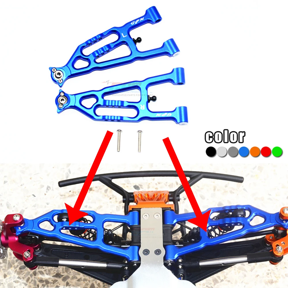 Металлический алюминиевый сплав GPM, передний нижний поворотный рычаг, а-образный рычаг, подвесной рычаг для LOSI 1:10 1/10 BAJA REY LOS03008 ROCK REY desert Truck
Металлический алюминиевый сплав GPM, передний нижний поворотный рычаг, а-образный рычаг, подвесной рычаг для LOSI 1:10 1/10 BAJA REY LOS03008 ROCK REY desert Truck