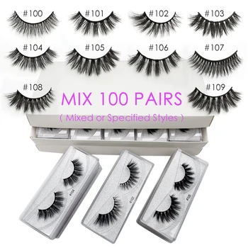 Eyelash Wholesale 10/20/30/40/50/100 Pairs Faux 3D Mink Lashes Makeup Fluffy Thick False Eyelashes In Bulk Cilios Natural Lashes
Eyelash Wholesale 10/20/30/40/50/100 Pairs Faux 3D Mink Lashes Makeup Fluffy Thick False Eyelashes In Bulk Cilios Natural Lashes