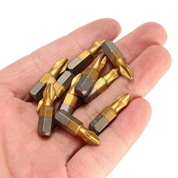 PH2 Head Screwdriver Bits S2 Titanium Coated1/4 Shank Magnetic 25mm Anti Slip
PH2 Head Screwdriver Bits S2 Titanium Coated1/4 Shank Magnetic 25mm Anti Slip